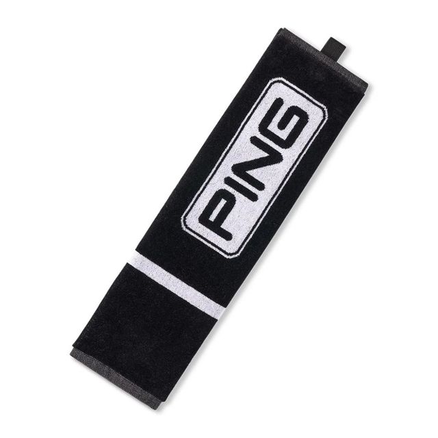 Ping Trifold Towel 2026 - Black/White