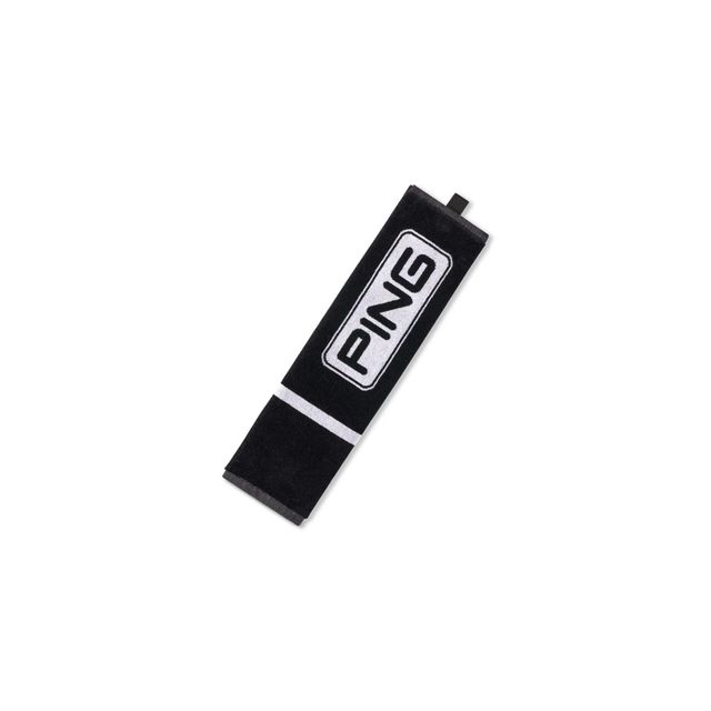 Ping Trifold Towel 2026 - Black/White