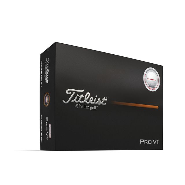 Titleist 2025 Pro V1 Performance Align - Red Line