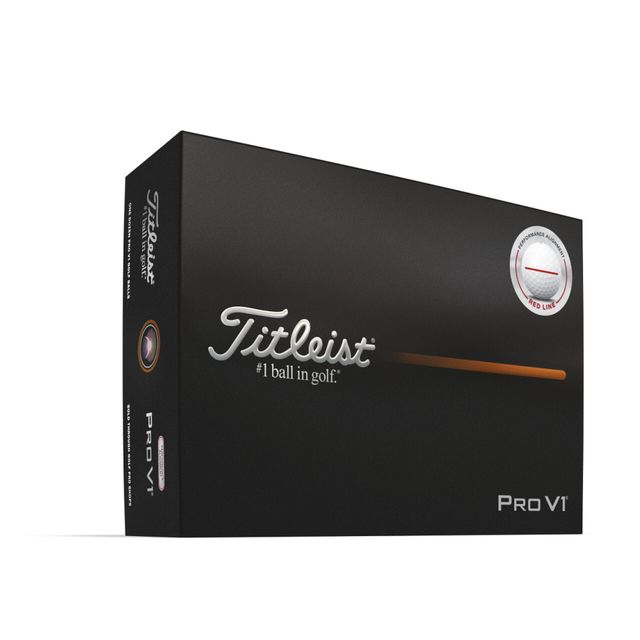 Titleist 2025 Pro V1 Performance Align - Red Line