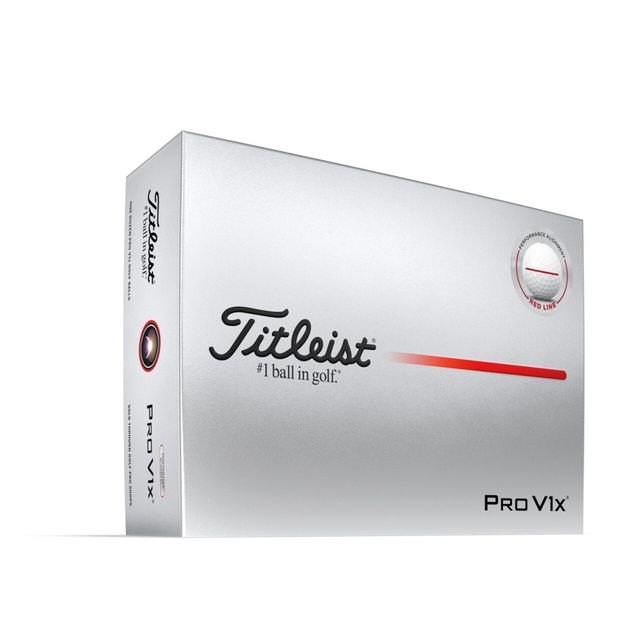 Titleist 2025 Pro V1x Performance Align - Red Line