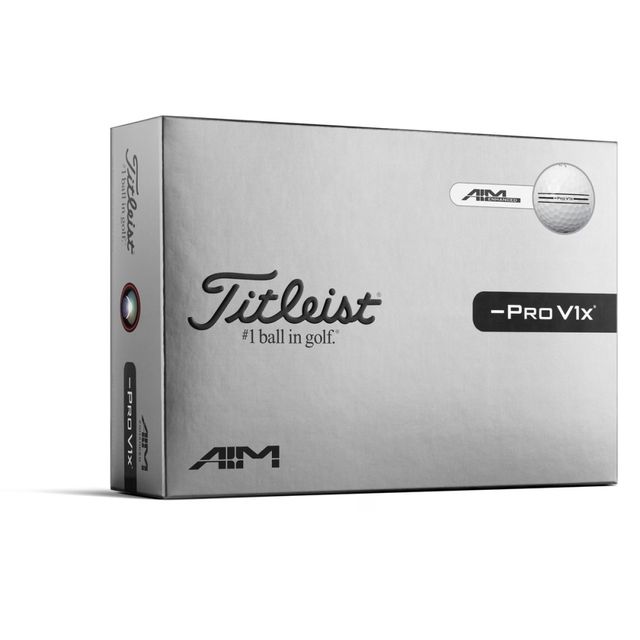 Titleist 2026 Pro V1x Left Dash - AIM Enhanced