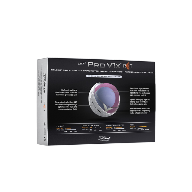Titleist 2025 Pro V1x RCT - White