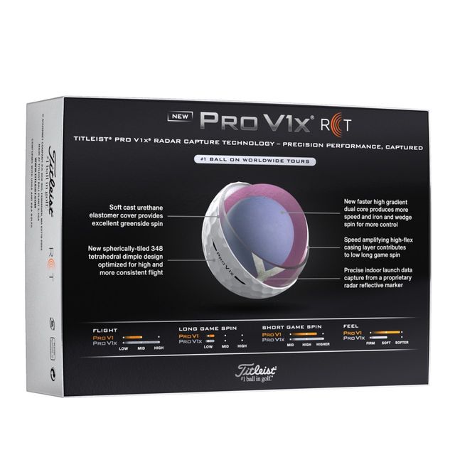 Titleist 2025 Pro V1x RCT - White