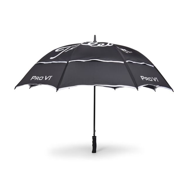Titleist Tour Double Canopy Umbrella - Black/White