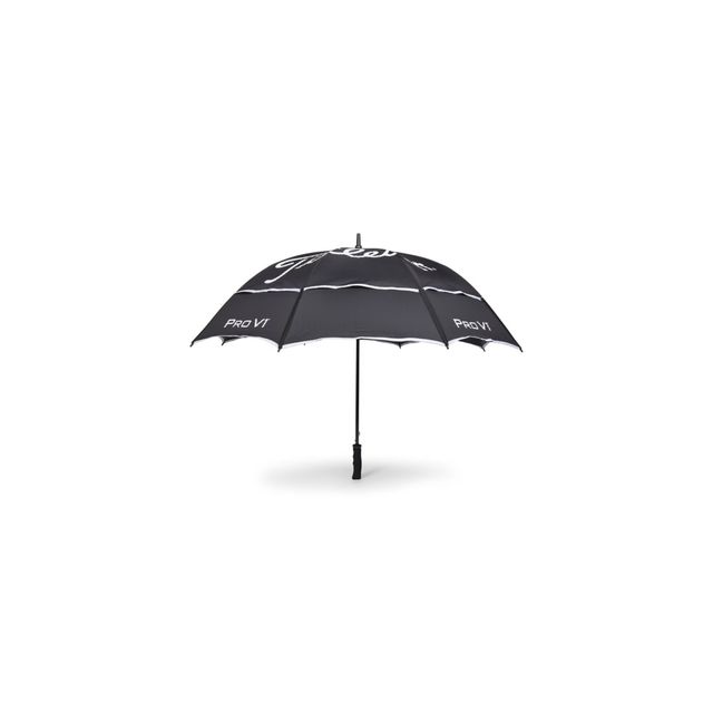 Titleist Tour Double Canopy Umbrella - Black/White