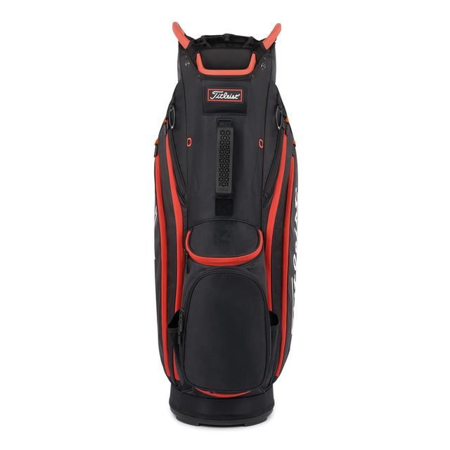 Titleist Cart 14 Bag 2022 - Black/Black/Red