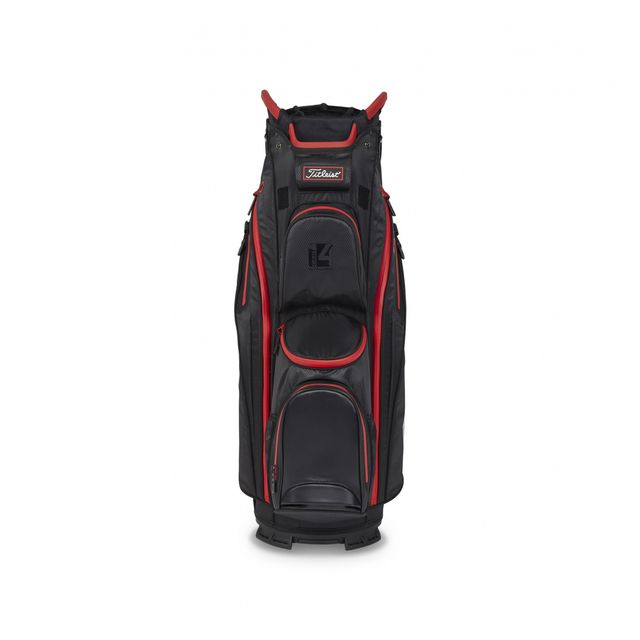 Titleist Cart 14 StaDry Bag 2023 - Black/Black/Red
