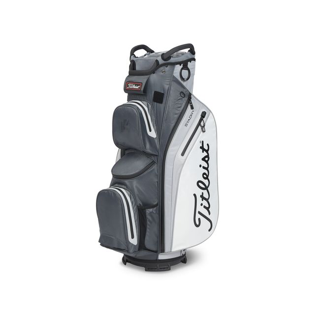 Titleist Cart 14 StaDry Bag 2023 - Charcoal/Grey/White