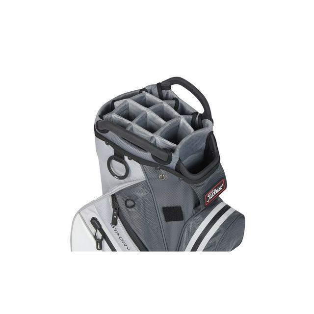 Titleist Cart 14 StaDry Bag 2023 - Charcoal/Grey/White