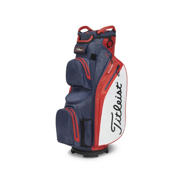 Titleist Cart 14 StaDry Bag 2023 - Navy/White/Red