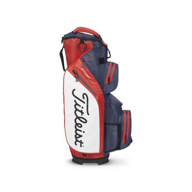 Titleist Cart 14 StaDry Bag 2023 - Navy/White/Red