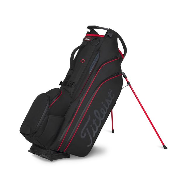 Titleist Hybrid 14 StaDry Bag 2025 - Black/Black/Red