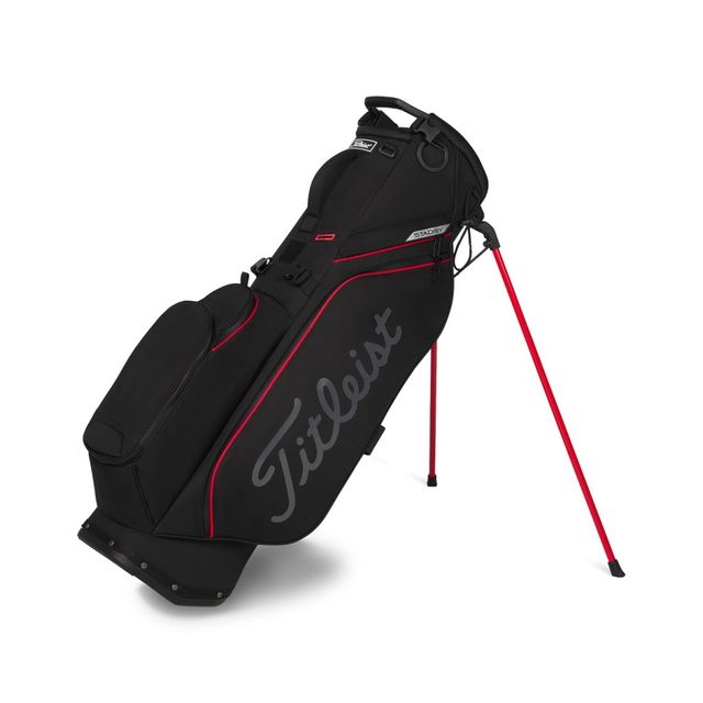 Titleist Players S4 StaDry Standbag 2026 - Black/Red/Graphite