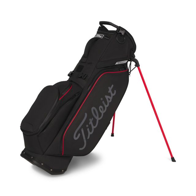 Titleist Players S5 StaDry Standbag 2026 - Black/Red/Graphite