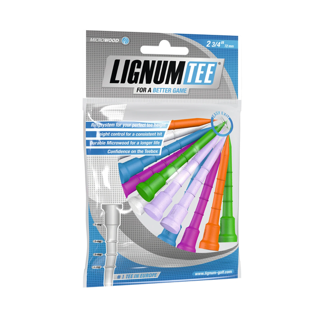 Lignum Tee 72mm Neon - 12-pack