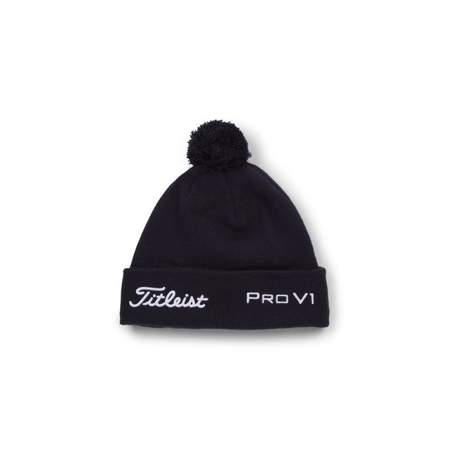 Titleist Tour Pom Pom Beanie - Navy/White