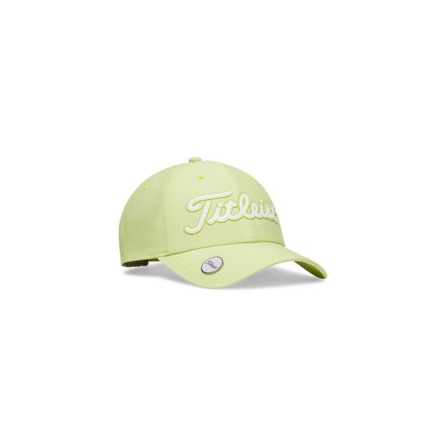 Titleist Players Performance Ball Marker Cap 2025 - Lime/White