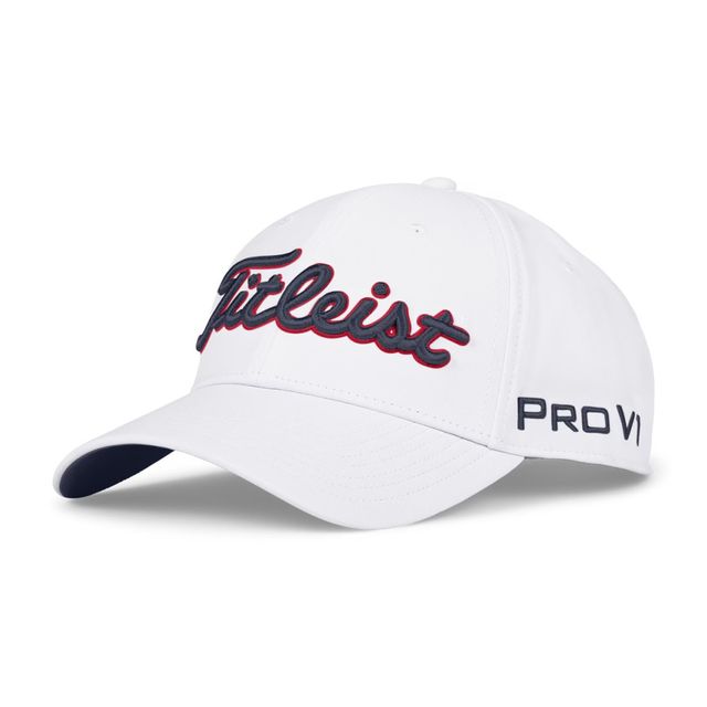 Titleist Tour Performance Cap 2025 - White/Navy/Red