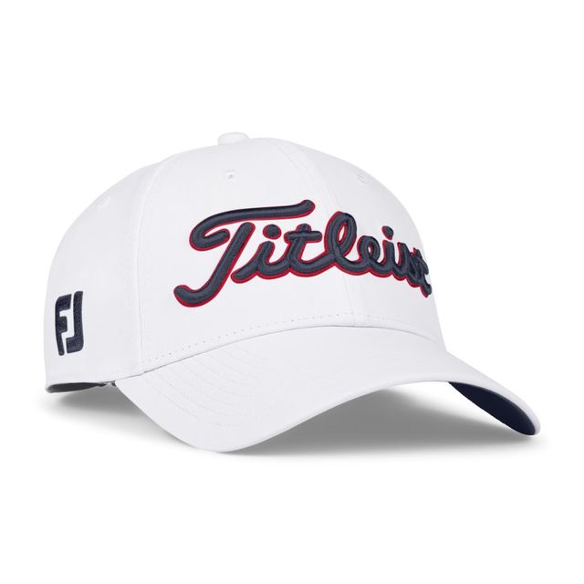 Titleist Tour Performance Cap 2025 - White/Navy/Red