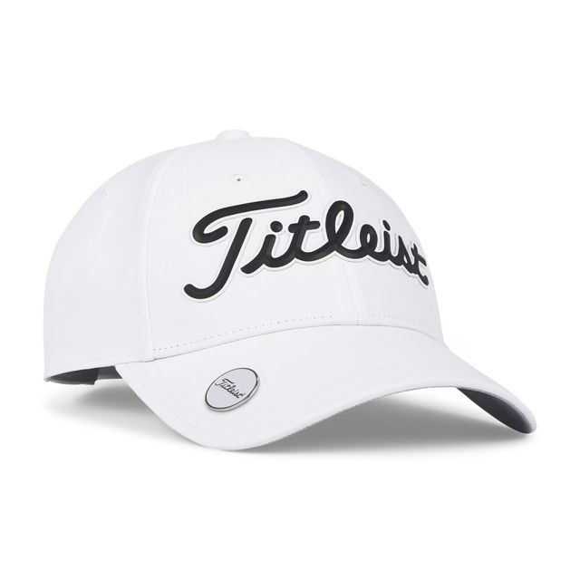 Titleist Womens Players Performance Ball Marker Cap 2025 - White/Black
