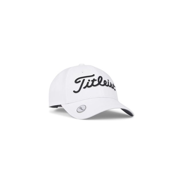 Titleist Womens Players Performance Ball Marker Cap 2025 - White/Black