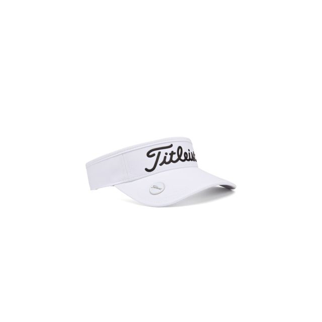 Titleist Players Ball Marker Visor - White/Black
