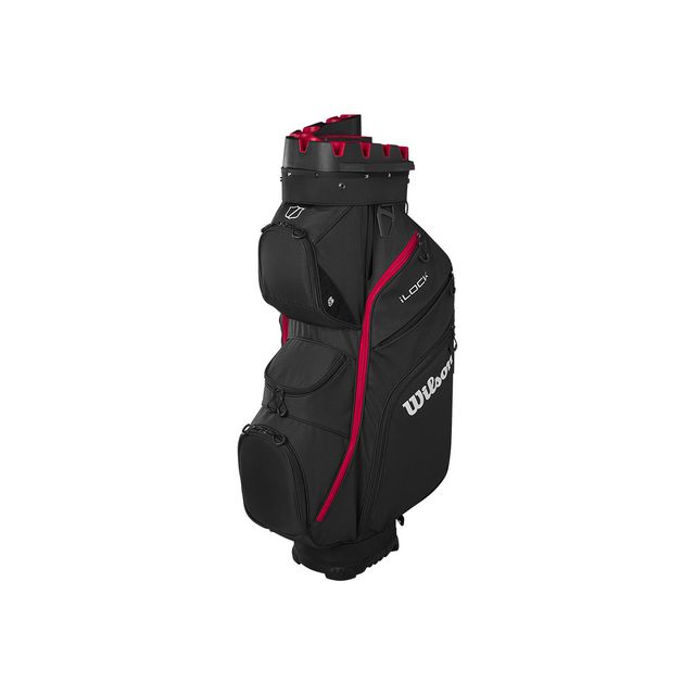Wilson iLock 4 Cartbag - Black/Red/White