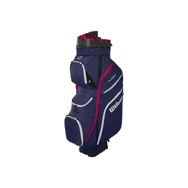 Wilson iLock 4 Cartbag - Navy/White/Red