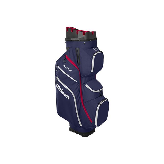 Wilson iLock 4 Cartbag - Navy/White/Red