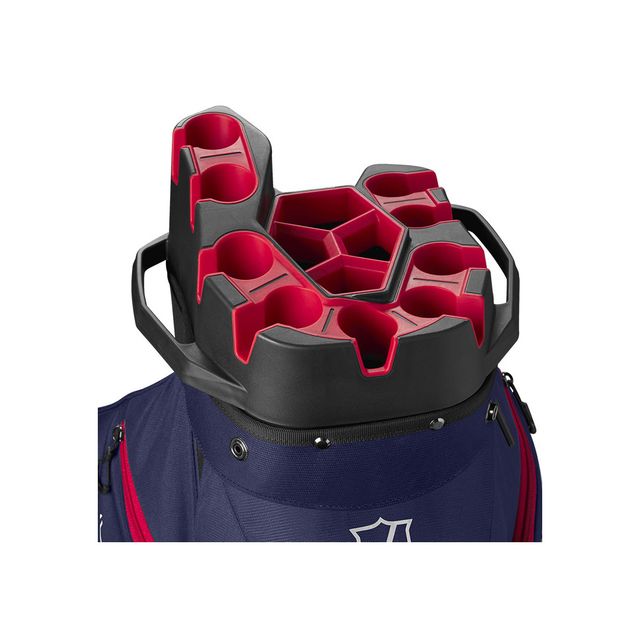 Wilson iLock 4 Cartbag - Navy/White/Red