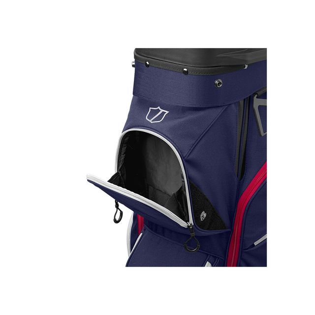 Wilson iLock 4 Cartbag - Navy/White/Red