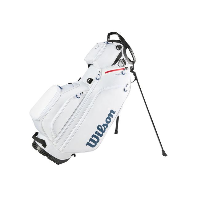 Wilson Talus 5 Standbag - White/Red/Blue