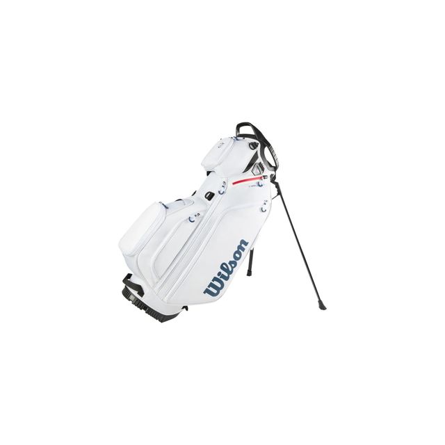Wilson Talus 5 Standbag - White/Red/Blue