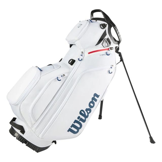 Wilson Talus 5 Standbag - White/Red/Blue