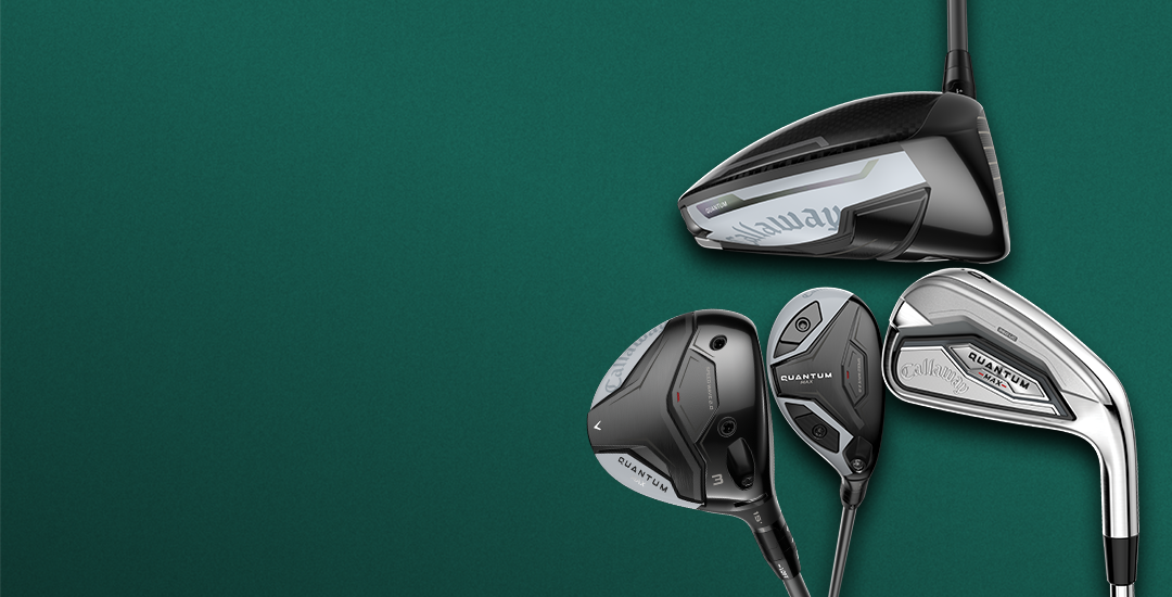 Callaway Quantum driver, fairwaywood, hybrid och järn