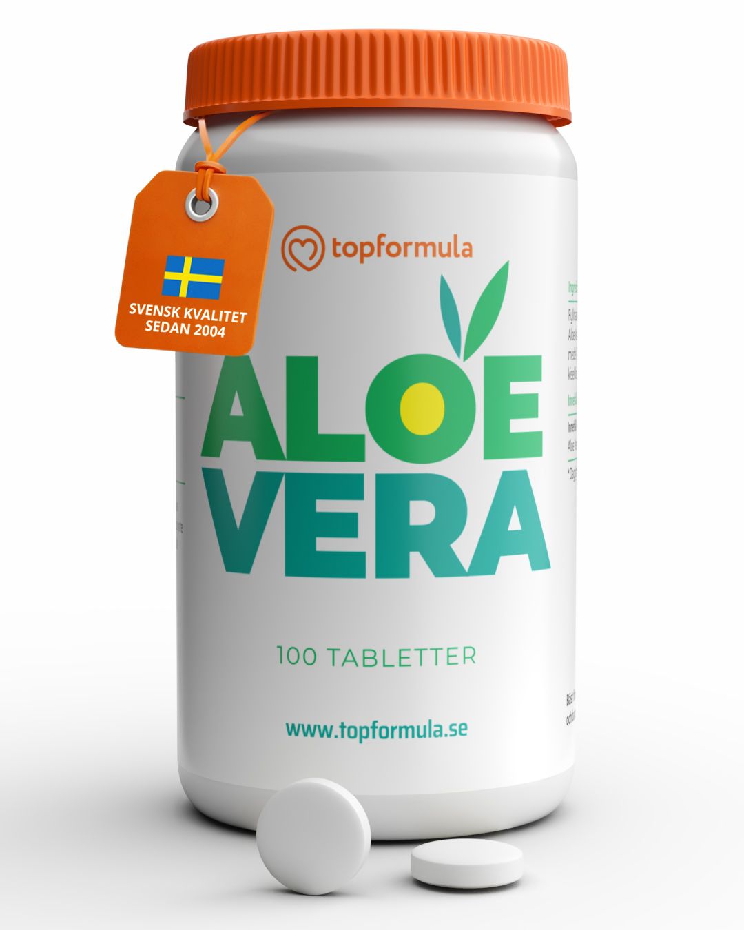 Topformula | Aloe Vera | 50 mg | 100 tabletter