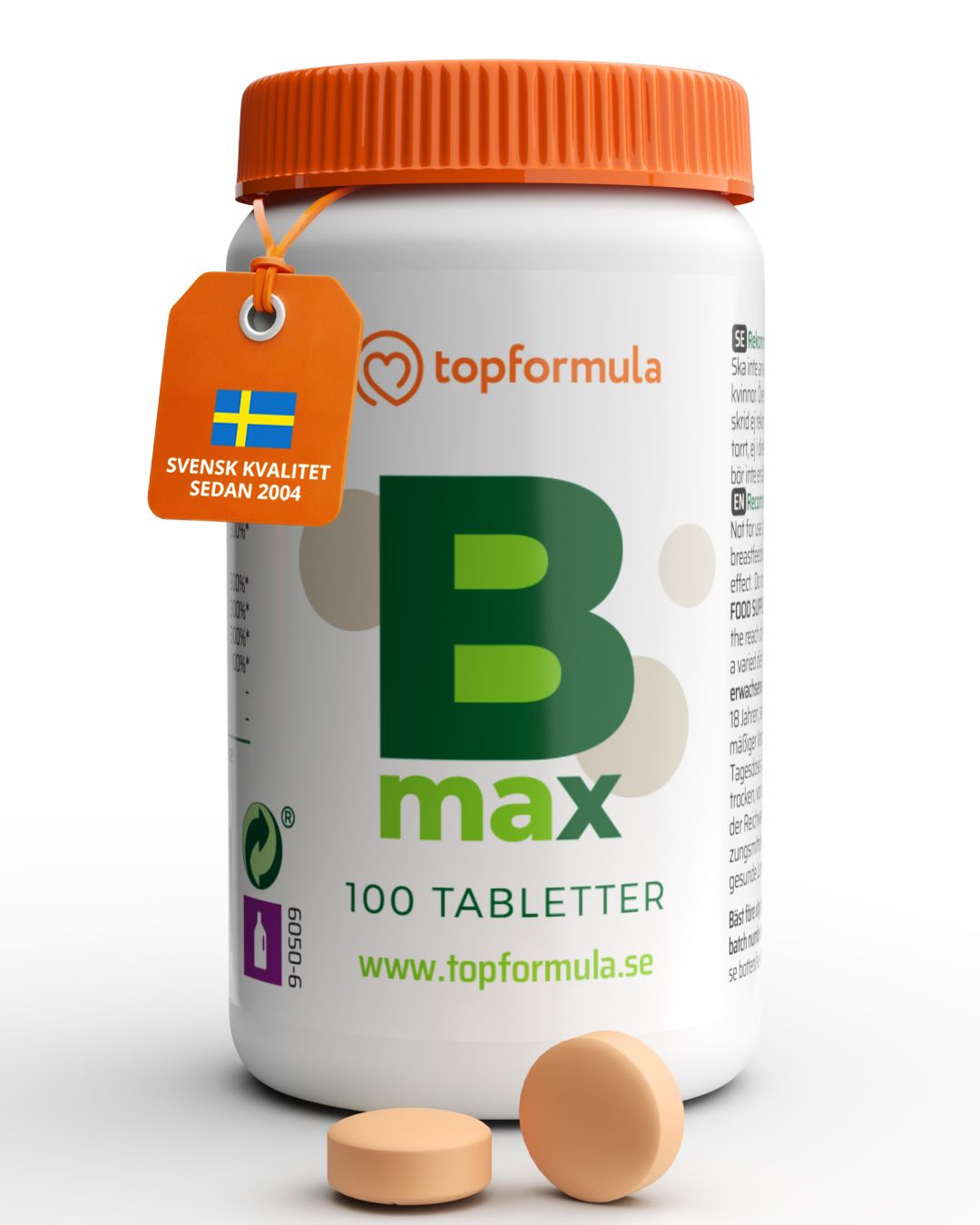 Topformula | B-Max | 100 tabletter