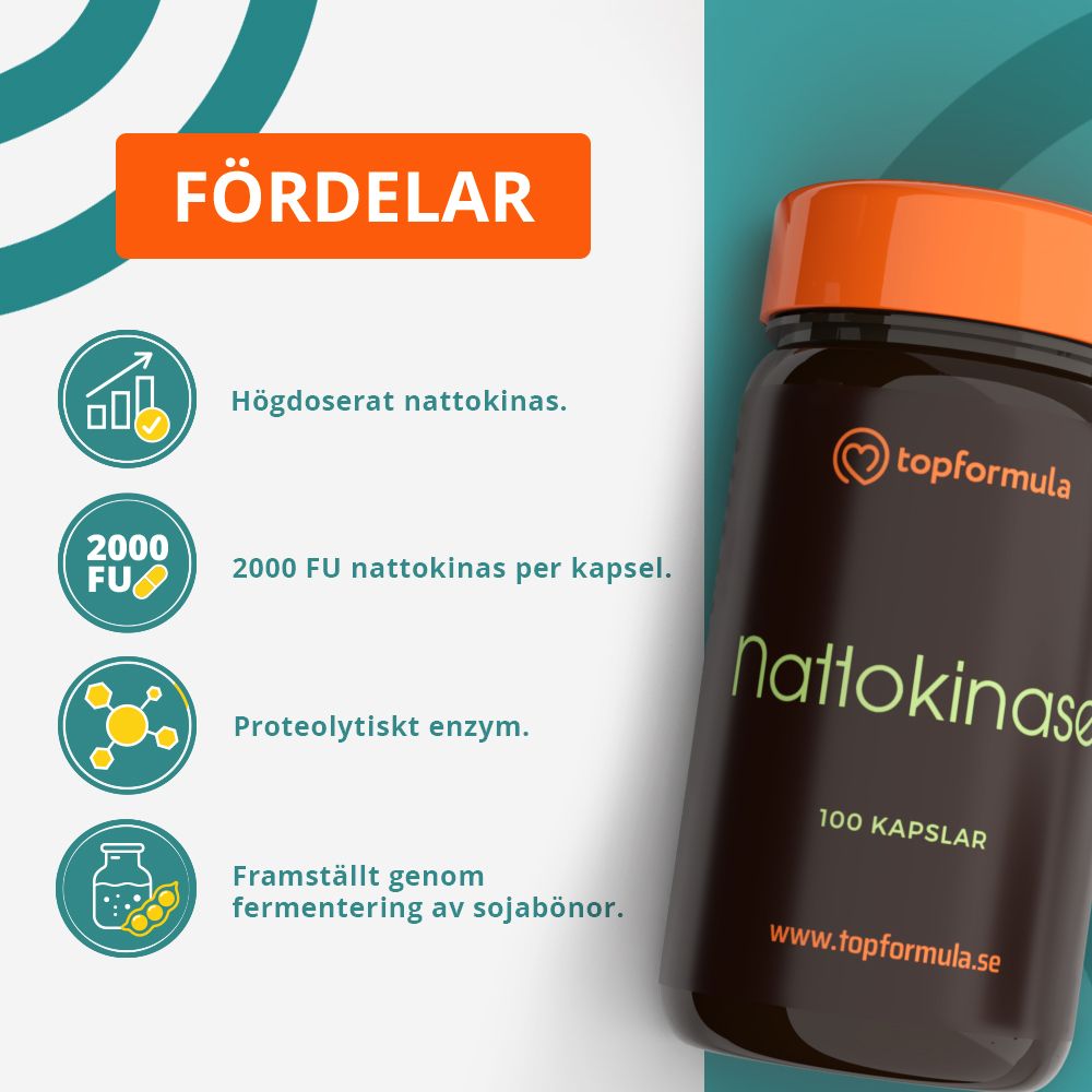 Topformula | Nattokinase | 100 kapslar