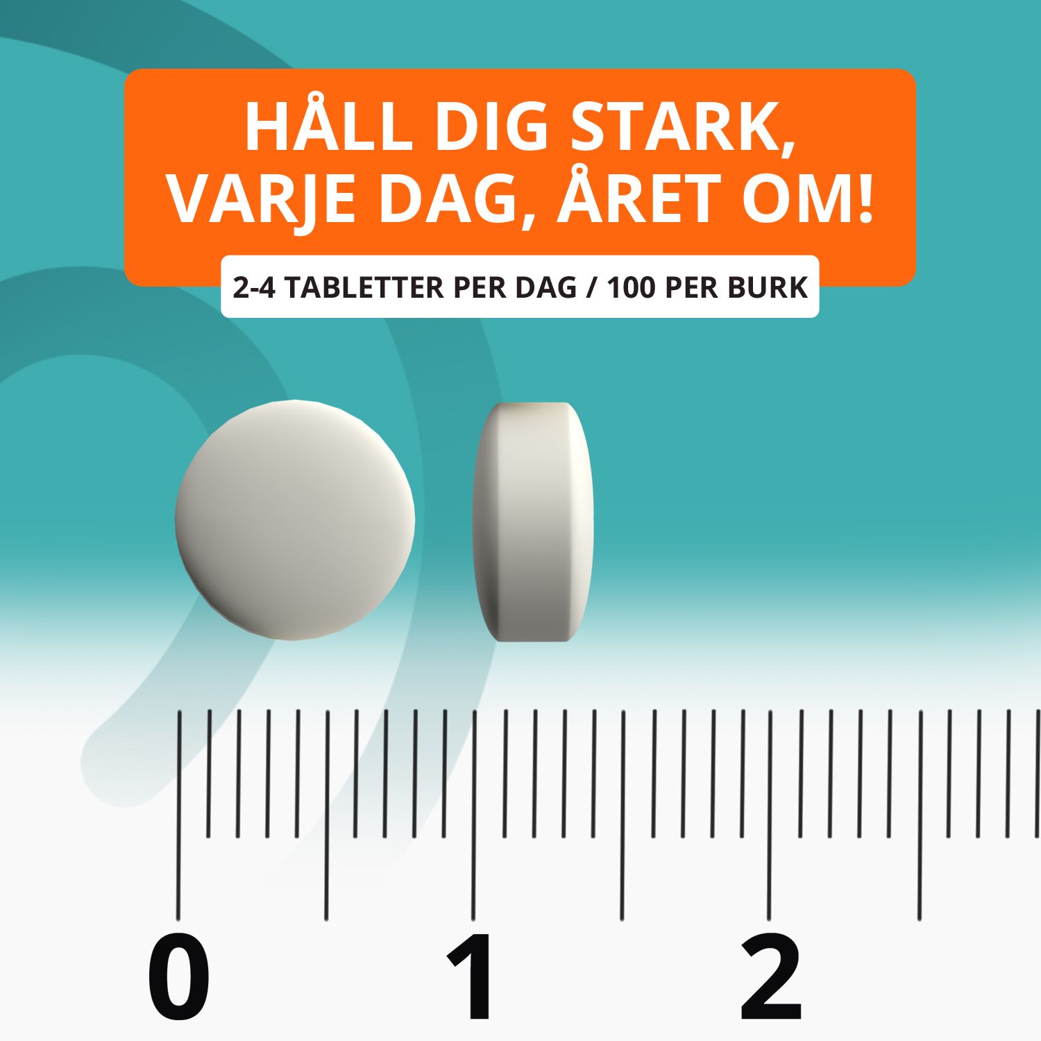 Topformula | DMAE-Bitartrat | 100 tabletter