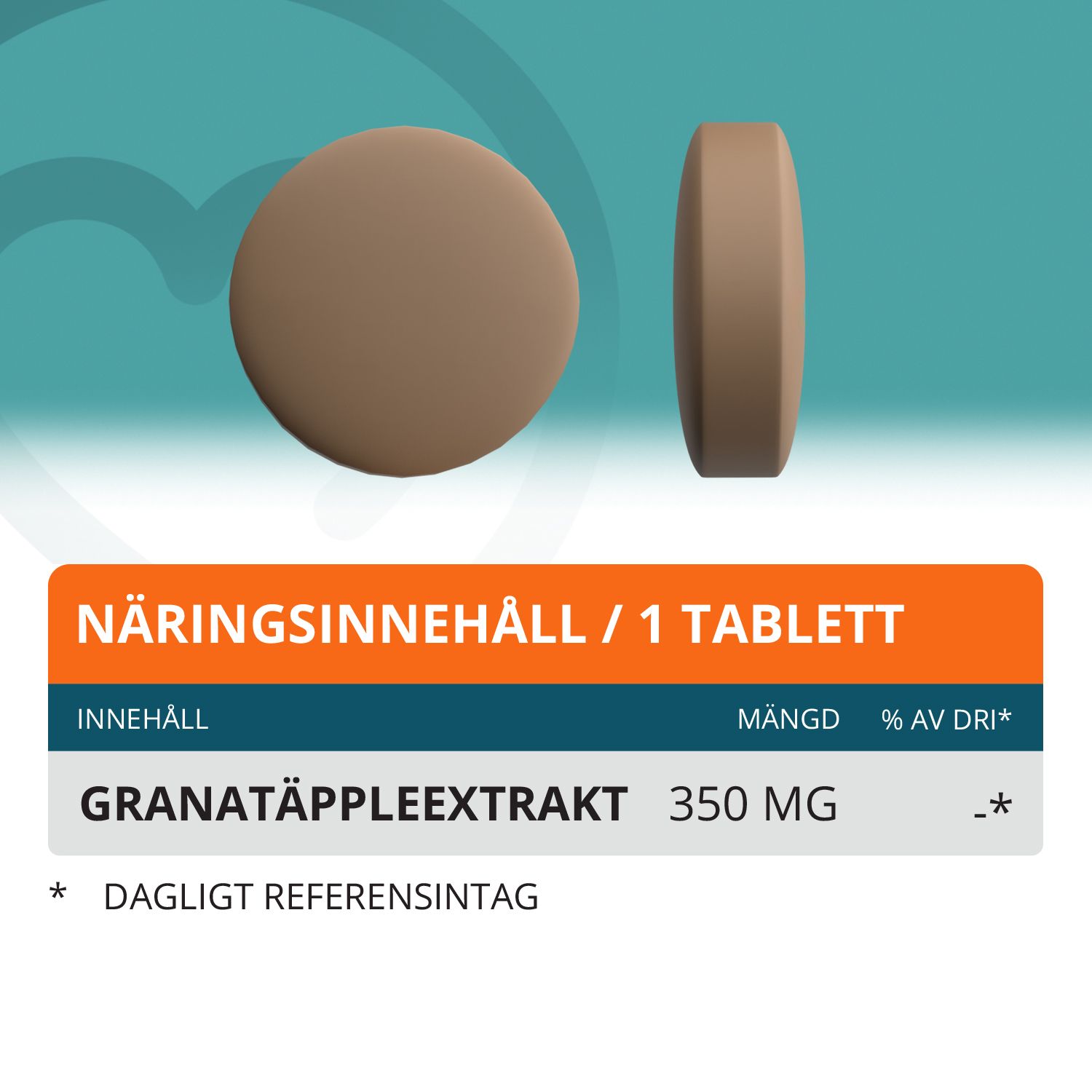 Topformula | Granatäpple | 100 tabletter