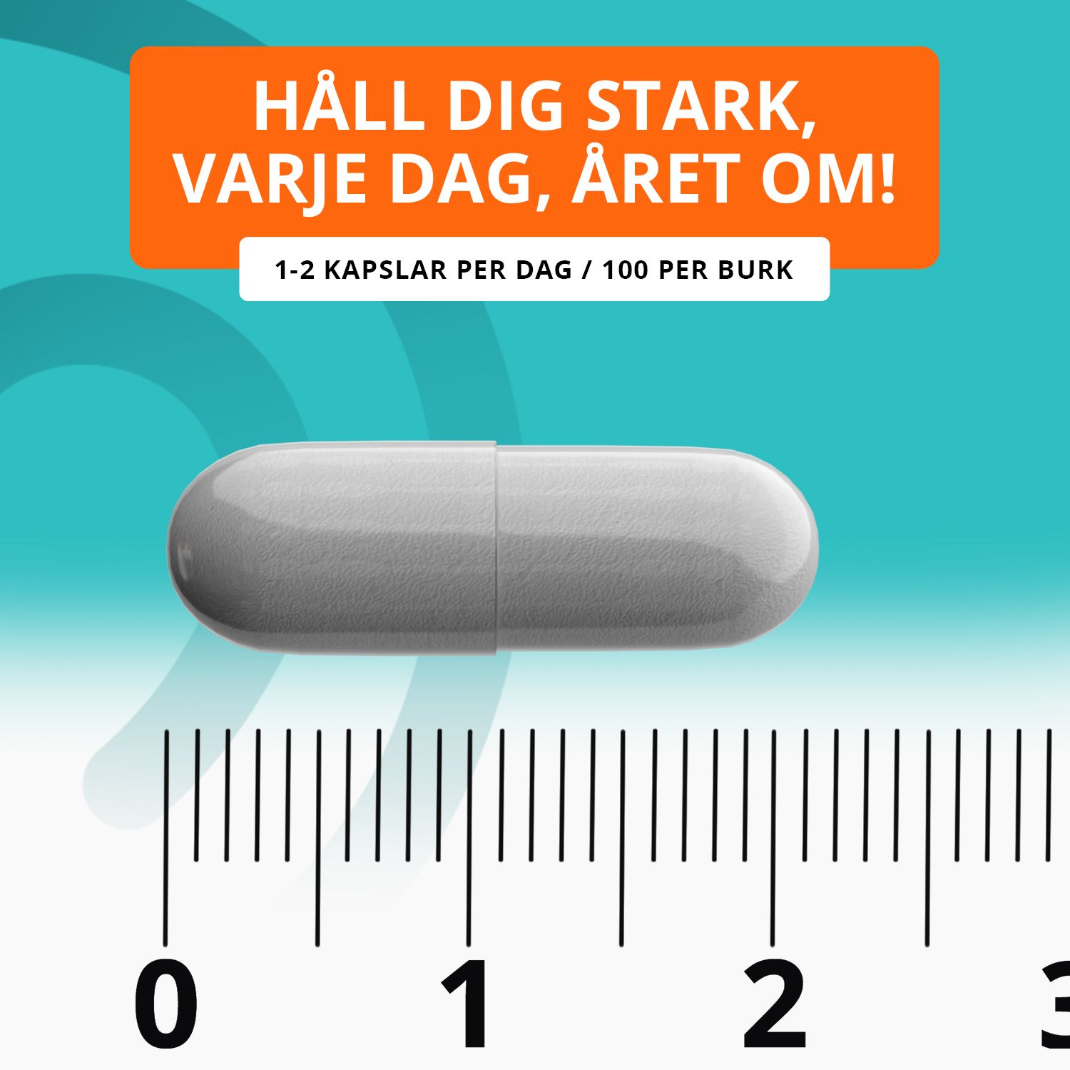 Topformula | Magnesiumhydroxid | 125 mg | 100 kapslar