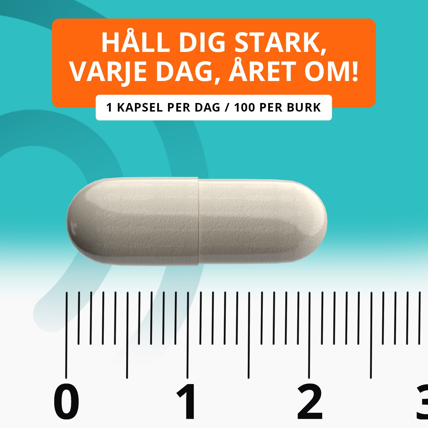 Topformula | Mjölksyra 20 miljarder | 100 kapslar