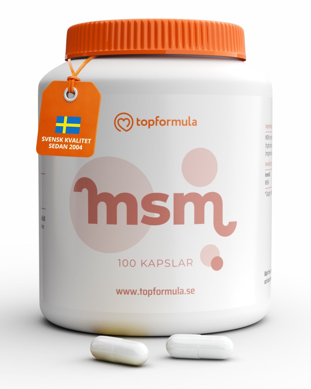 Topformula | MSM | 100 kapslar