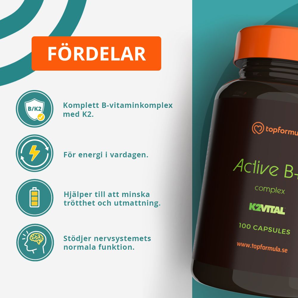 Topformula | Active B + K | 100 kapslar