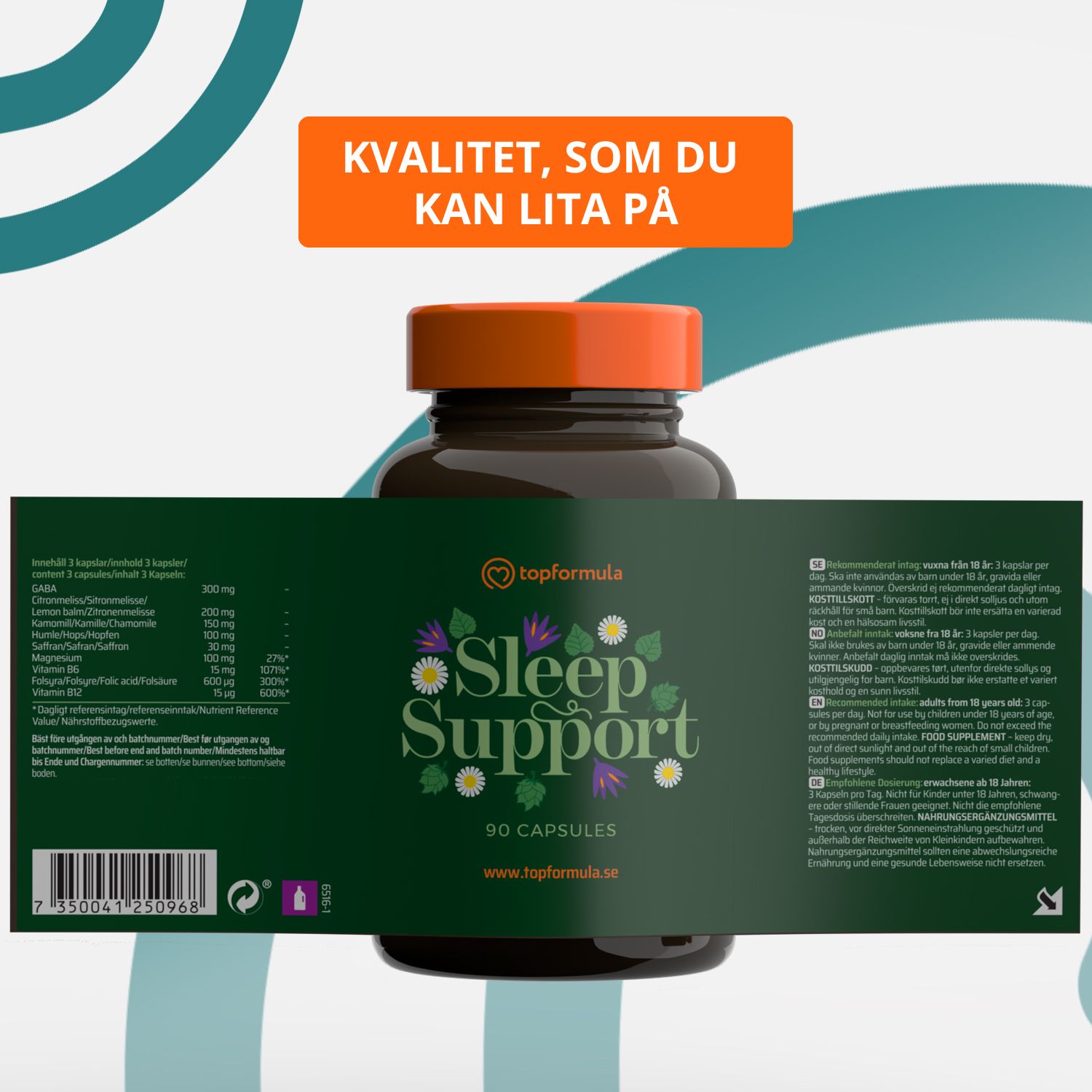 Topformula | Sleep Support | 90 kapslar