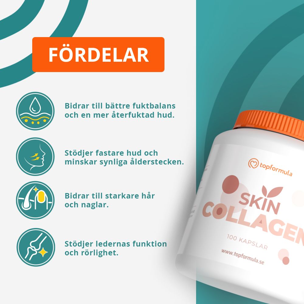 Topformula | Skin Collagen | 100 kapslar