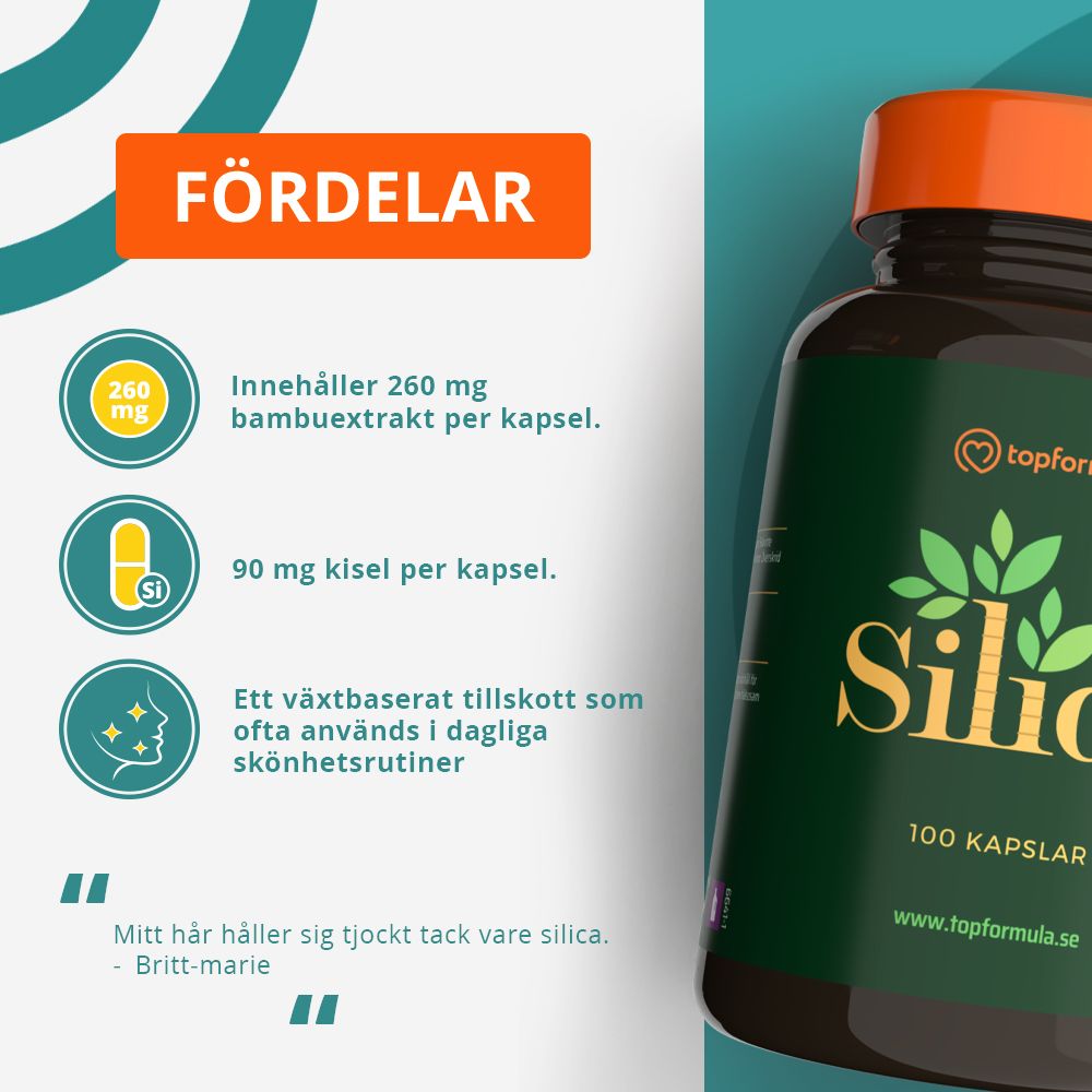 Topformula | Silica | 100 kapslar