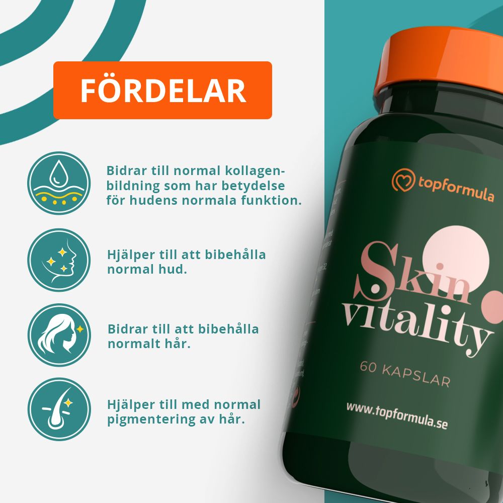 Topformula | Skin Vitality | 60 kapslar