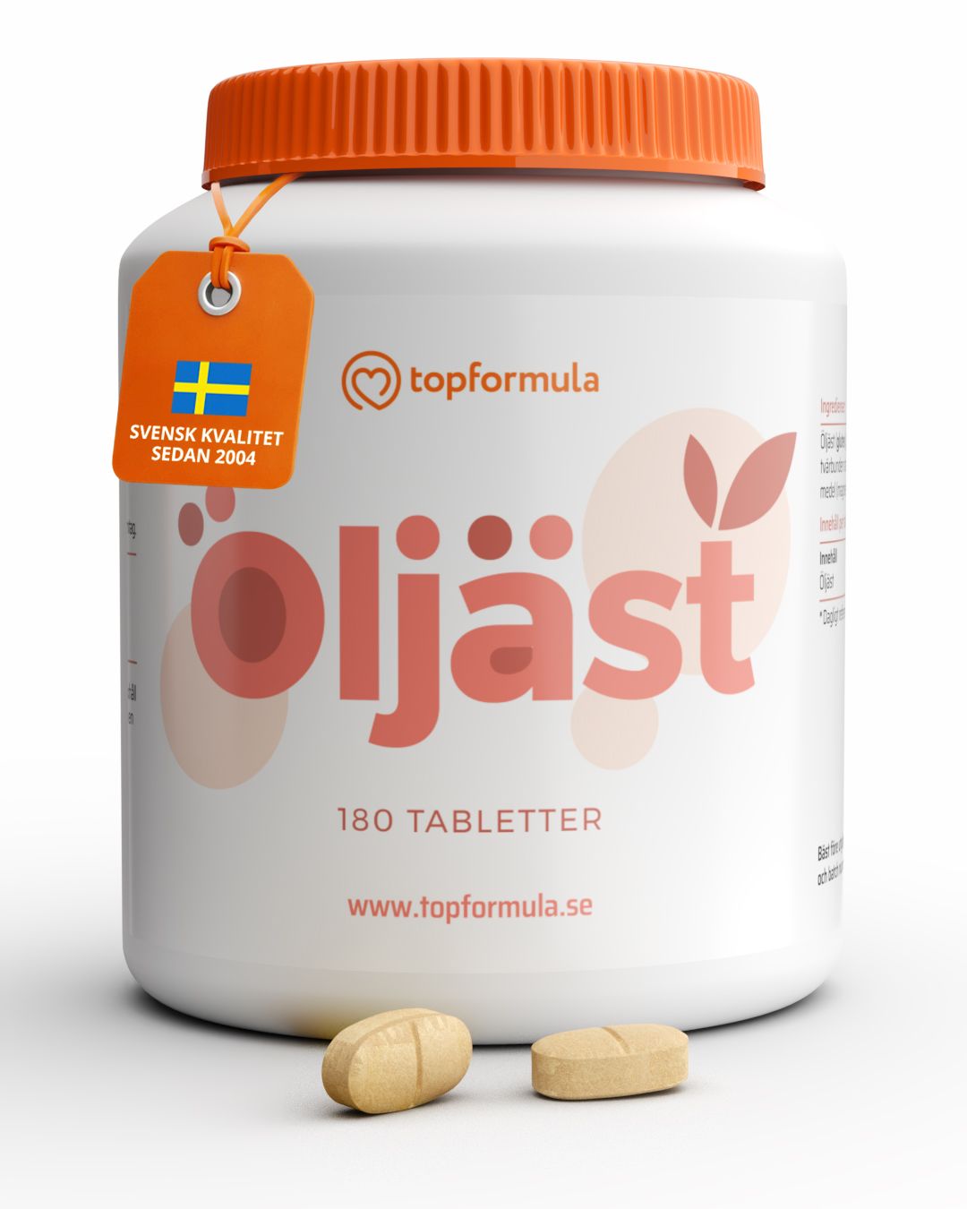 Topformula | Öljäst | 180 tabletter